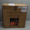 Halloween Decorations Outside Lighted Pumpkin - HOYECHI Outdoor Halloween Decor 2 Pumpkins 1.5FT, Light Up Pumpkin with 62 Led Lights, Ground Stakes, for Front Yard Porch Gardens Lawns Party