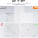 Felt Bulletin Board 48" x 36" Large Cork Board for Wall Push Pin Board for Office 12 Pack DIY Photo Picture Decorative Panels Squares Wall Tiles for Home, Light Grey