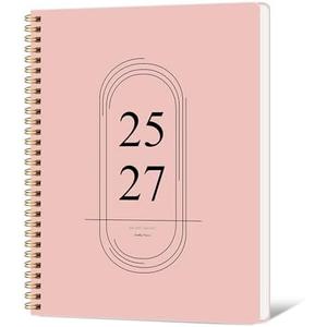 Monthly Planner 2025-2027, July 2025 - June 2027, 7" x 9", 2 Year Calendar 2025-2027 Monthly Planner, 24 month Calendar Perfect for School & Office
, Pink Pack of 2
