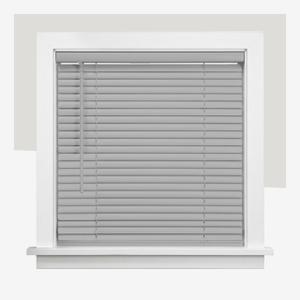 CHICOLOGY Cordless Mini Blinds for Indoor Windows, 73" W x 48" H, White Vinyl 1" Slats with Tilt Wand, Light Filtering to Room Darkening, Moisture-Resistant, Child-Safe, Screw-Mount Installation