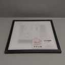 upsimples 12x12 Picture Frame, Display Pictures 8x8 with Mat or 12x12 Without Mat, Wall Hanging Photo Frame, Black, 1 Pack