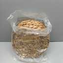 CENBOSS Woven Placemats (11.8" Set of 8, Brown Wash) Round Placemat, Wicker Place mats, Rattan Place mat, Plate Chargers