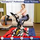 Treadmill Mat|Extra Large 76''x36''| 6mm Super Thick Noise Reducing Heavy Duty Walking Mat Treadmill for Hardwood Floors,Carpet Floors,Wood Floor,Concrete,Tile Floor