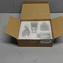 ODDMUCK Glass Bud Vase Clear Bud Vases Set of 4 for Centerpieces, Vintage Glass Flower Vases in Bulk Suitable for Weddings, Parties or Home Decoration