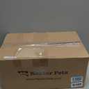 Amazon Basics Sturdy Portable 2-Door Top-Load Hard-Sided Pet Travel Carrier with Secure Ventilation, Handle, Front & Top Entry for Dogs, Cats, 22.8"L x 15"W x 13"H, Gray & Blue