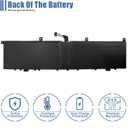 L17C4P72 Laptop Battery,15.36V 80Wh 5235mAh Compatible with Lenovo ThinkPad X1 Extreme 1st Gen/2nd Gen ThinkPad P1 1st Gen/2nd Gen Series L17M4P72 01AY968 01AY969 L18M4P71 01YU911 5B10V98091