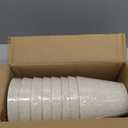 Set of 10 Chandelier Lamp Shades, Mini Barrel Lampshades Clip On for Table Lamp Wall Lamp Replacement, Natural Linen Small Lamp Shade, 3.5x5x5.5in (Top Height Bottom)