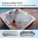 1 Pack Cool Gray Pillow 74317 fits The mid Year 2007-2013 Hot Spring spa ModelsDoes not Work with Older, pre-2007 Hot Spring spas
