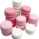 18 Pcs Fake Macarons Cake, Realistic Artificial Fake Macaronst Model Photography Props Home Decoration (Pink Gradient)