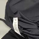 Women's Workout Long Sleeve Yoga Shirts Mesh Gym Athletic Tops with Sports Bra (Medium, Black)