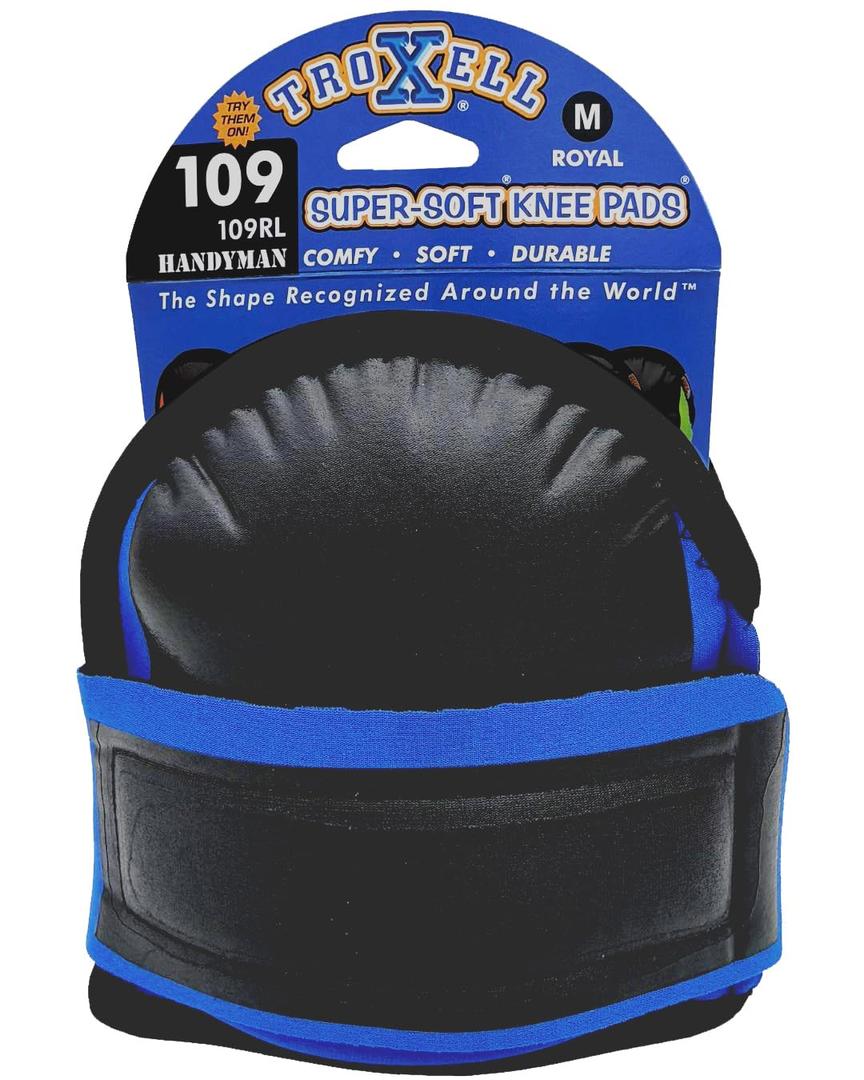 TROXELL USA - SuperSoft Royal 109 Knee Pad (Med/Reg Size, Bagged in Pairs)