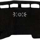 Dash Cover Mat for 2022-2024 2025 Jeep Compass Dashboard Cover Mat Dash Carpet Protector Custom Fit Center Console Cover Sunshade Protector Compass Accessories Pad No Glare (Black)