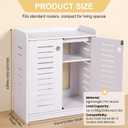 WiFi Router Storage Cabinet, Router Hider Box, Elegant White
