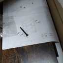 Narrow Side Table, Slim End Table with Magazine Rack, Bedside Table for Small Spaces, 3 Tier Sofa Couch Table Nightstand for Living Room, Bedroom Black LET503B