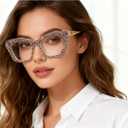 Oprah style Bling Rhinestone Square Reading Glasses For Women Shiny Diamond Blue Light Blocking Eyeglasses