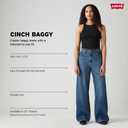 Levi's Women's Cinch Baggy Jeans (Blue), 24
