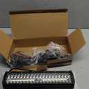 NAOEVO 12 Inch LED Light Bar, 300W 30000LM LED Offroad/Driving/Fog Lights with Wiring Harness Kit, Spot Flood Work Lights for Truck UTV ATV Golf Cart Boat, 1 Pc (White)