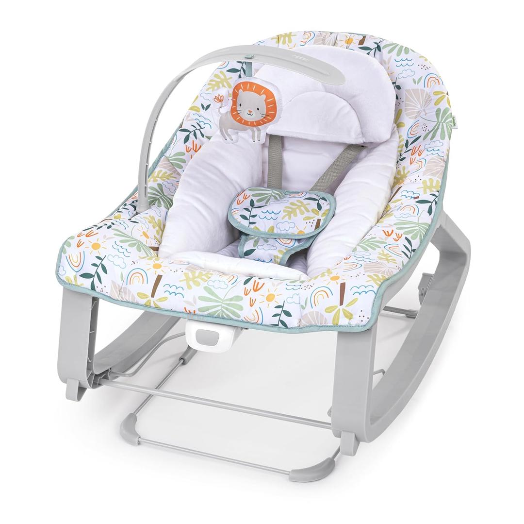 Ingenuity Keep Cozy 3-in-1 Grow with Me Vibrating Baby Bouncer Seat & Infant to Toddler Rocker, 0-30 Months Up to 40 lbs (Madi)