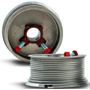 400-12 Garage Door Cable Drum Up to 12" Door, Large Standard-Lift, Garage Door Parts and Hardware (Pair)