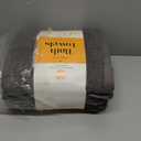 White Classic Wealuxe Grey Towels for Bathroom 6 Pack, Cotton Bath Towel Set for Hotel, Gym, Spa, Soft Extra Absorbent Quick Dry 24x50 Inch (Gray)