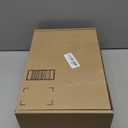 ISNOM Women's Mesh Kitten Heels Sandals Square Toe Ankle Buckle Strap Low Heels Comfort Summer Dress Shoes (9.5, Matte Black)