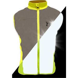 ReflecToes Reflective Safety Vest for Night Visibility – Hi Vis Running & Cycling Gilet – Lightweight, Breathable Outer Layer (Lightweight, XX-Large)