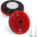 S7000 Upgraded Scrub Steam Mop Brush Heads for Shark Steam Mop S7001, S8201, S7201, S7000AMZ, S8001, S7001TGT, S7005, S7020 - Replacement Mop Head for Deep Cleaning Hard Floors (Red)