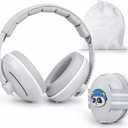 2 in 1 Baby Ear Muffs Hearing Protection for Babies & Toddlers | 25dB Noise Reduction, Adjustable Headband, Hearing Protection for Airplanes, Fireworks & Concerts, Ages 0-48 Months