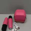 Mini Karaoke Machine with 2 Wireless Microphones for Kids Adults,Portable Bluetooth Karaoke Speaker with Party Lights,Christmas Birthday Gifts for Girls Ages 4-12+ Family Home Party