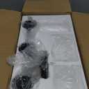 Blinghy 4-Light Bathroom Light Fixtures, Black Modern Vanity Light with Clear Glass Shade, Bathroom Lighting Fixtures Over Mirror, Bathroom Wall Sconce Lights for Mirror Living Room Bedroom Hallway