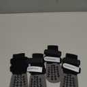 Non Slip Dog Socks to Prevent Licking Paws - for Hardwood Floors Anti Slip - Grippy Socks for Senior Dog - Double Elastic Reflective Straps Prevent Scratching for Hot Pavement. (Grey, M)