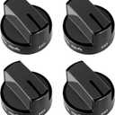 4 Pack W10339442 Stove Knob Compatible with Whirlpool Gas Range Replaces WPW10339442VP, 2311008, AP6019877, PS11753188, EAP11753188