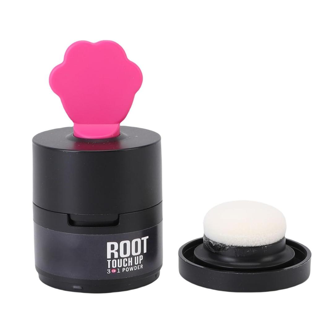 TARSHYRY Instantly Hairline Shadow Hairline Powder,Root Touch Up Hair Color for Gray Coverage, Hair Root Touch Up for Thinning Grey, Windproof & Sweatproof with Puff Applicator Mirror (Black)