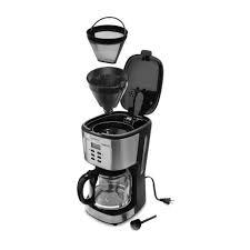 Capresso 12-Cup Coffee Maker with Glass Carafe, Stainless and Black 416.05