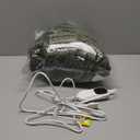 Homemate Heated Blanket Electric Throw - 50"x60" Heating Blanket Throw 1/2/4/6/8 Hours Auto-Off 10 Heat Levels Over-Heat Protection Soft Flannel Sherpa ETL Certification (12 - Olive (Striped))