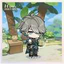 2 x Genshin Impact Heartfelt Wishes Series Mini Bordered Poster - Alhaitham