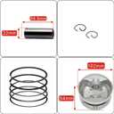 Tupo YFM660-102 Cylinder Kit 686cc Big Bore Compatible with Yamaha Rhino 660 Grizzly 660 YXR 660 YFM 660 2001-2008
