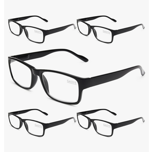 Gaoye Professional Reading Glasses for All Day - Computer Readers with Blue Light Protection - Value Pack, +1.0