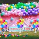 VioraWhite 8 Set Balloon Stands Kits, Sticks Holder with Base and Balloon for Table Centerpieces Party Decoration for Birthday Baby Shower Fiesta Carnival Wedding Graduation Party(Rainbow)