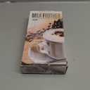 INFOOD Milk Frother Rechargeable with Cover - Coffee Frother Wand, Drink Mixer Handheld with 2 Detachable Stainless Whisks 2 Speed Adjustable for Latte, Cappuccino, Hot Chocolate, Egg, Silver