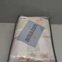 Natural Linen Blackout 92 Inch Bedroom Curtains 2 Panel Sets, Rustic Boho Cream Pleated Ceiling Track Curtain for Dining Room Heat Blocking Privacy Heavy Drape 92 Inches Long Oatmeal Back Tab (50"W x 92"L (Pack of 2))