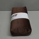 Velvet Recliner Head Pillow with Non-Slip Base - Adjustable Neck Support for Pain Relief in Home, Office and Travel (Brown)