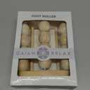 Gaiam Relax Massage Ball Roller - Handheld Wooden Total Body Massager for Back, Neck, Foot, Calf, Leg, Arm | Deep Tissue Massager Relief for Sore Muscles