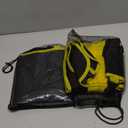 Deekin 2 Pcs Inflatable Vest for Adults with Adjustable Strap Fluorescent Color Inflatable Vest (Black)