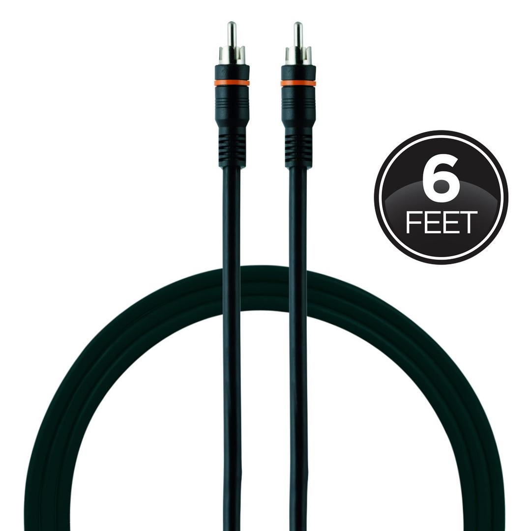 GE 6ft. Digital Audio Coaxial Cable, Black
