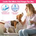 Dono Disposable Doggie Diapers Female Cute Girl Doggy Super Absorbent Soft Heating and Pee Puppy Diapers Female Liners, 28pcs Medium Diapers for Dogs and Cats