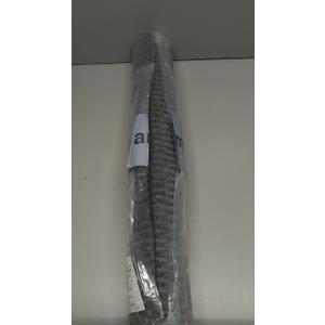 Ottomanson 2' x 5' Commercial-Grade Hallway Runner with Scraper Pile - Extra Durable Non-Slip Rug Mat for Indoor & Outdoor Use - Ideal for Kitchen, Entryway, Patio & Garage - High-Traffic Carpet, Gray