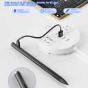Surface Pencil - Stylus for Surface Pro 12/11/10/X/9/8/7/7+/6/5/Go 3/Go 2/Book/Laptop 5/Studio 2 with 4Nibs, 4096 Pressure Sensitivity Palm Rejection Rehargeable Surface Pro Pen Stylus