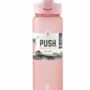Manna™ Push™ Plastic Bottle Pink, 39oz