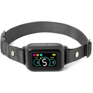 Premier Pet Dog Bark Collar- Waterproof - Rechargeable Digital Bark Collar Anti Barking Collar with 5 Adjustable Sensitivity Levels Dogs
